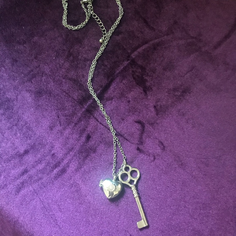 Heart & Key locket